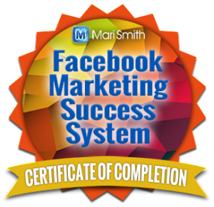 Facebook Marketing Success System - Certificate 