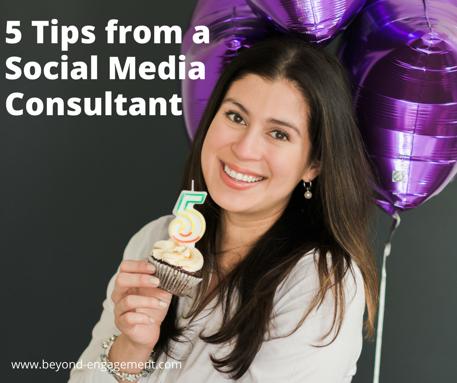 5 Tips from a Social Media Consultant