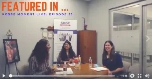 Read more about the article Featured in KOSBE – Episode 33. Answering live question about Social Media for Small Business Owners