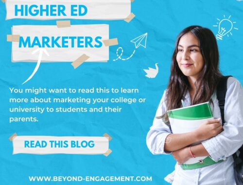 you might want to read this to learn more about marketing your college or university to students and their parents