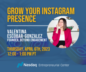 Grow your Instagram Presence with Valentina Escobar-Gonzalez
