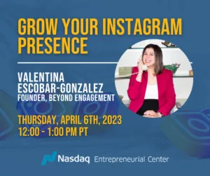 Read more about the article Exclusive: Instagram Webinar Replay for Nasdaq Entrepreneur Center