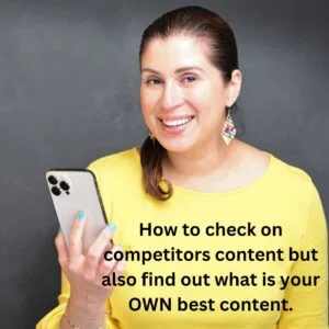 Read more about the article How to check on competitors content but also find out what is your OWN best content.