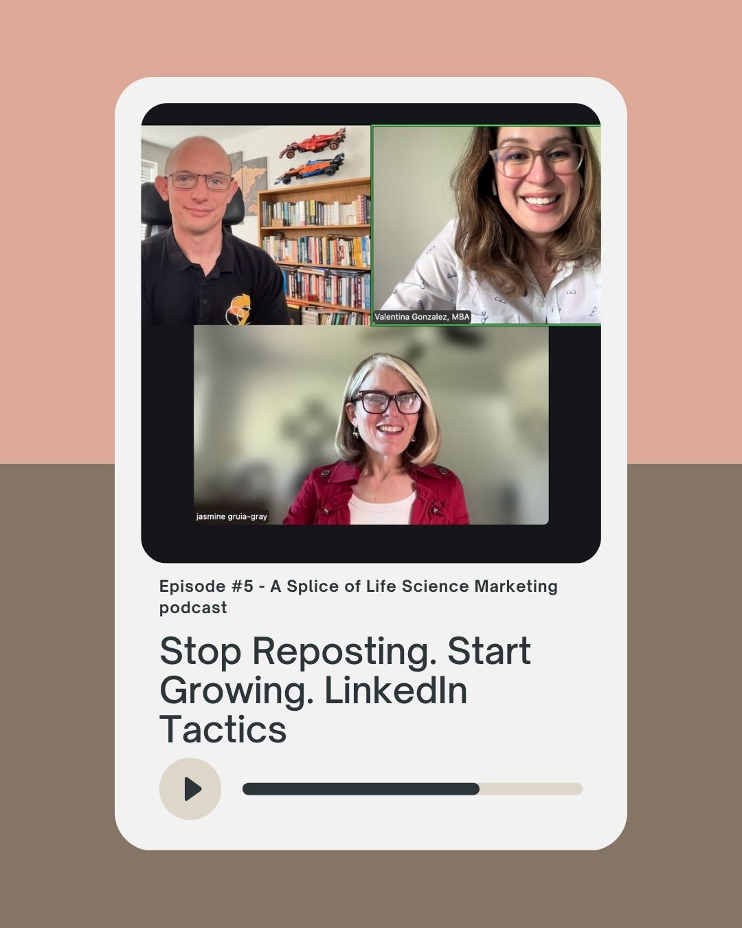 Ep. 5: Stop Reposting. Start Growing. LinkedIn Tactics on the A Splice of Life Science Marketing.