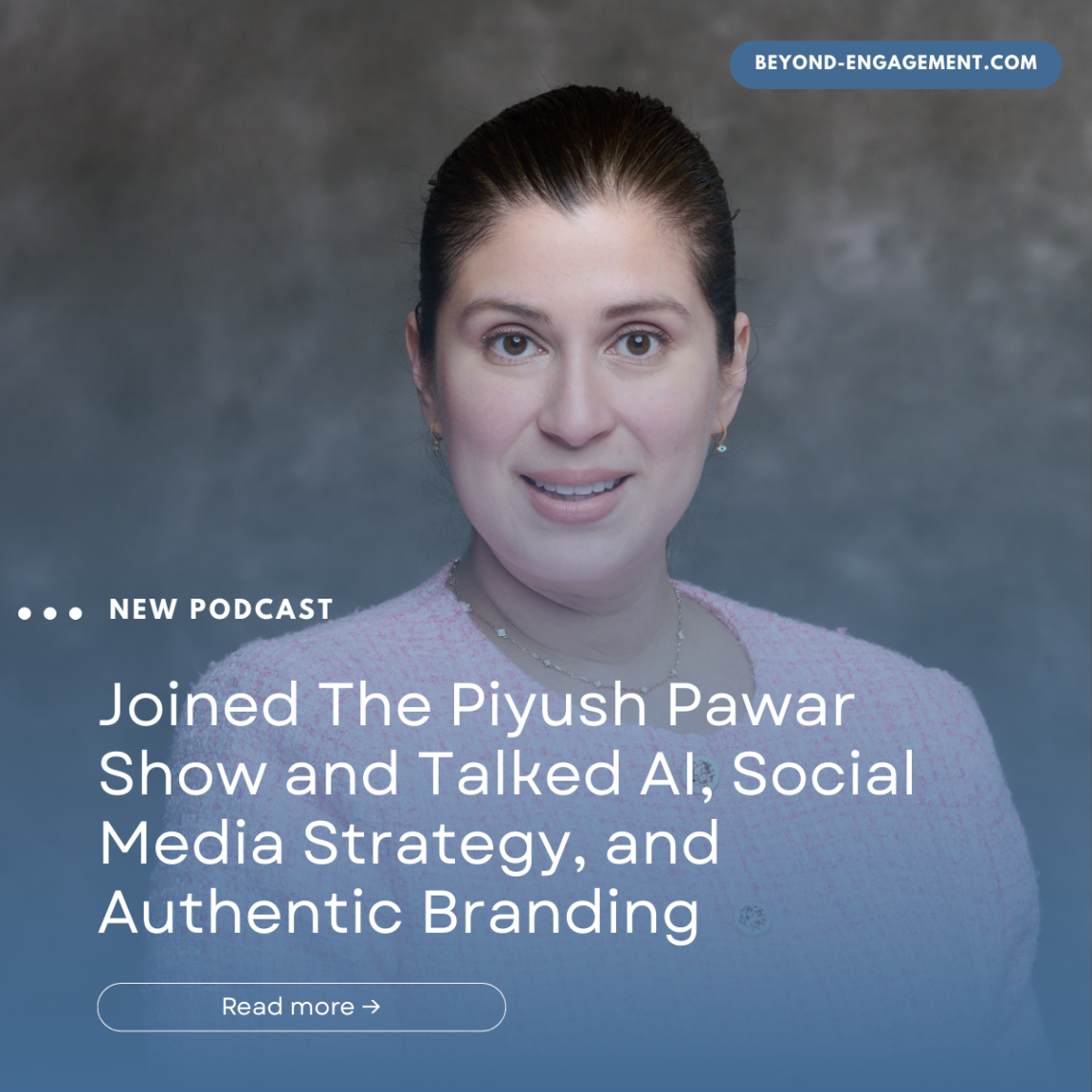 Joined The Piyush Pawar Show and Talked AI, Social Media Strategy, and Authentic Branding