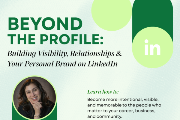 Beyond the Profile: Building Visibility, Relationships & Your Personal Brand on LinkedIn hosted by the Hispanic Chamber of Commerce